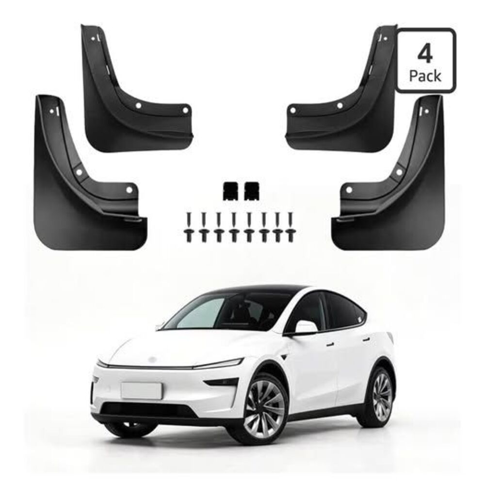Tesla model Y mud flaps 2025-2028